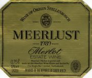 Meerlust_merlot 1989